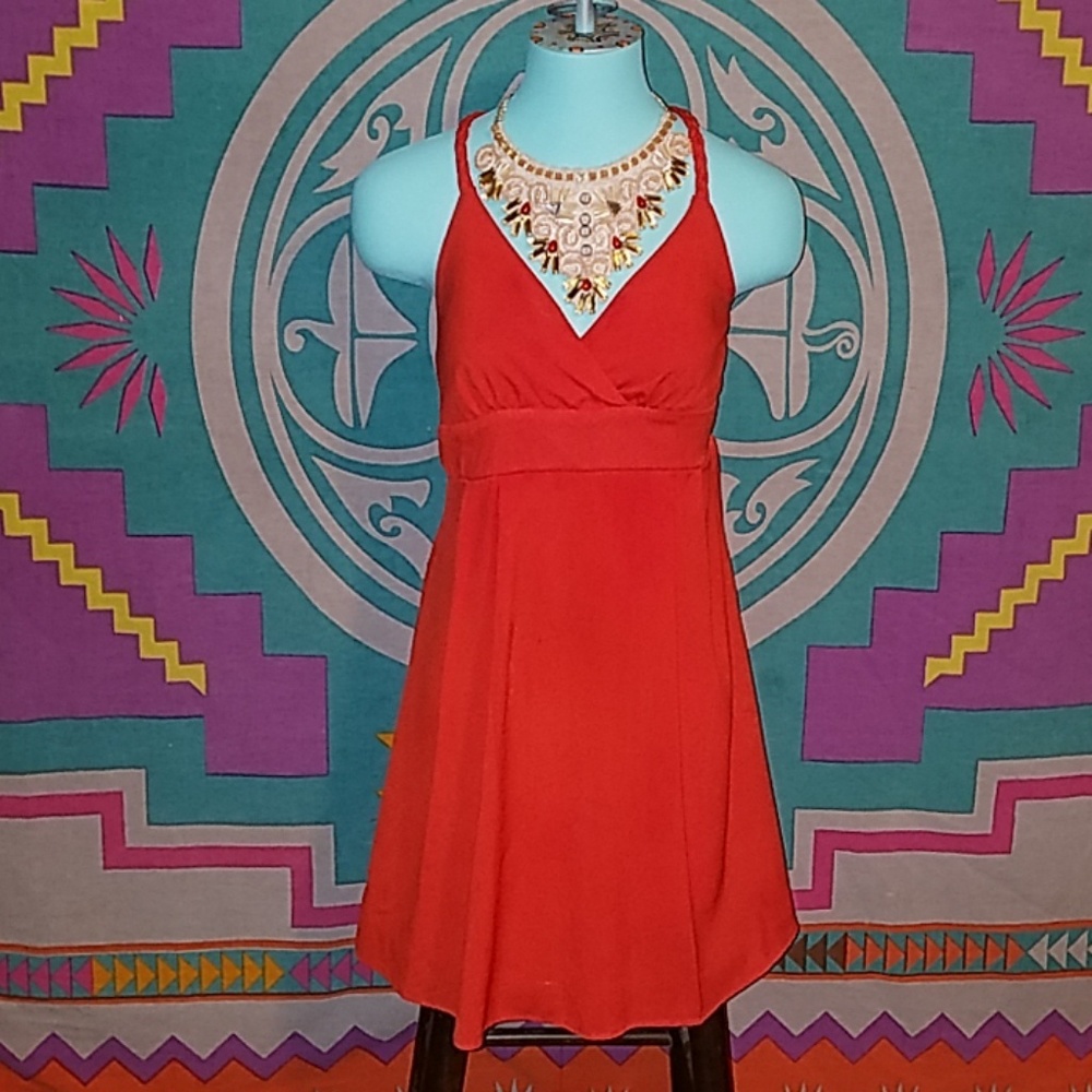 Orange dress